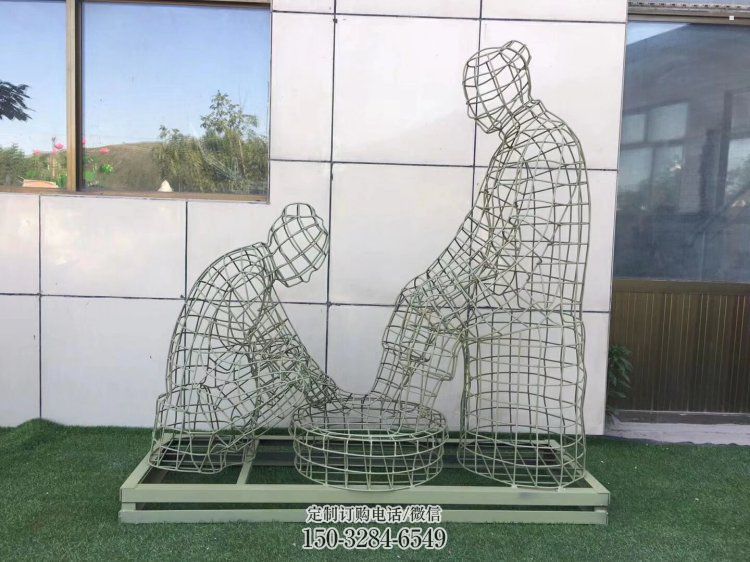 宣城镂空洗脚雕塑制作,园林装饰,铁艺孝道人物雕塑 宣城镂空洗脚雕塑制作,园林装饰,铁艺孝道人物雕塑